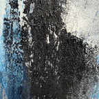 Dramatic Abstract Oil Painting Hand Painted