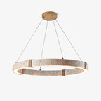 Lumae Ring Travertine Pendant Light