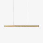 Imiror Minimalist Travertine Linear Pendant Light