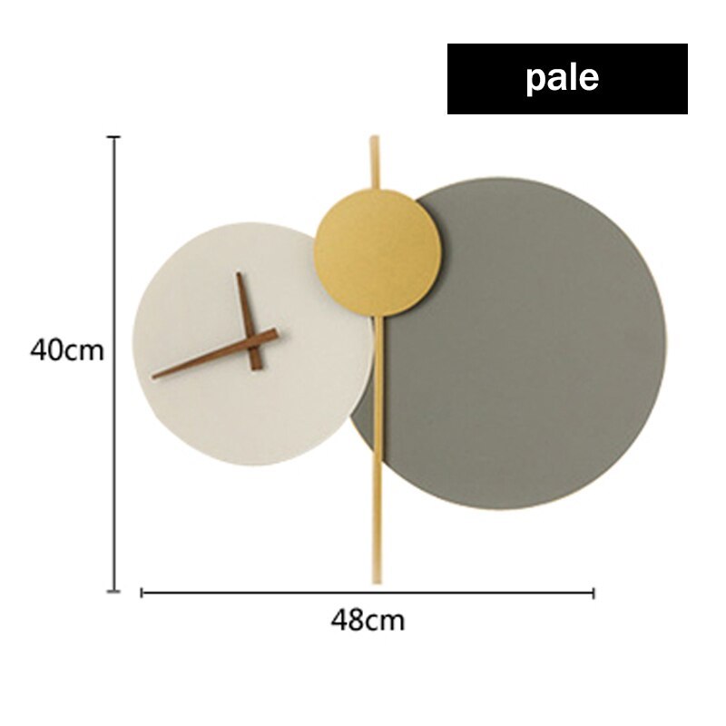 Arisha Modern Clock Metal Painted Wall Light LED Light Bedroom