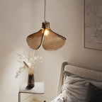 Arisha Handmade Retro Glass Pendant Light, Four-leaf Flower