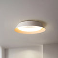 Arisha Nordic Bowl Metal/ Flush Mount Ceiling Light, White