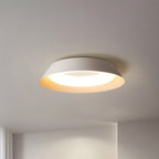 Arisha Nordic Bowl Metal/ Flush Mount Ceiling Light, White