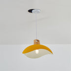 Valentina Colorful Shade Single Pendant Lights, Wood & Metal
