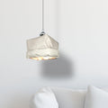 Valentina Vintage Cup Metal Paper Pendant Light Living Room Bedroom