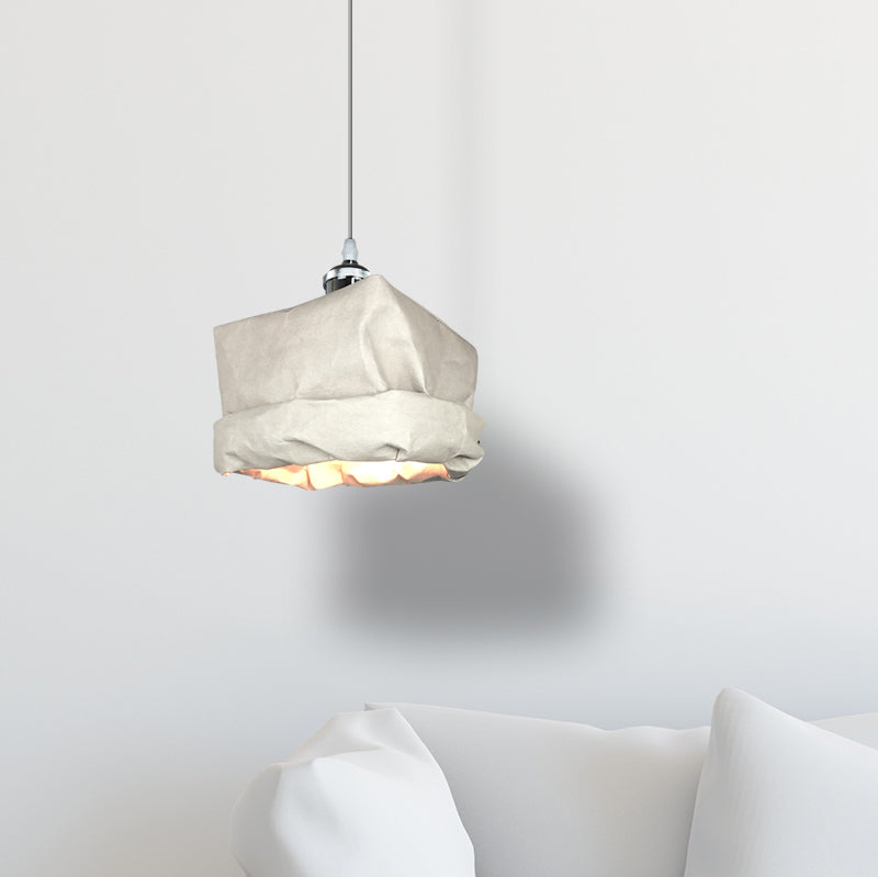 Valentina Vintage Cup Metal Paper Pendant Light Living Room Bedroom