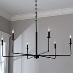 Silva Industrial Simple Rustic Metal Pendant Light, Black/Gold/Silver