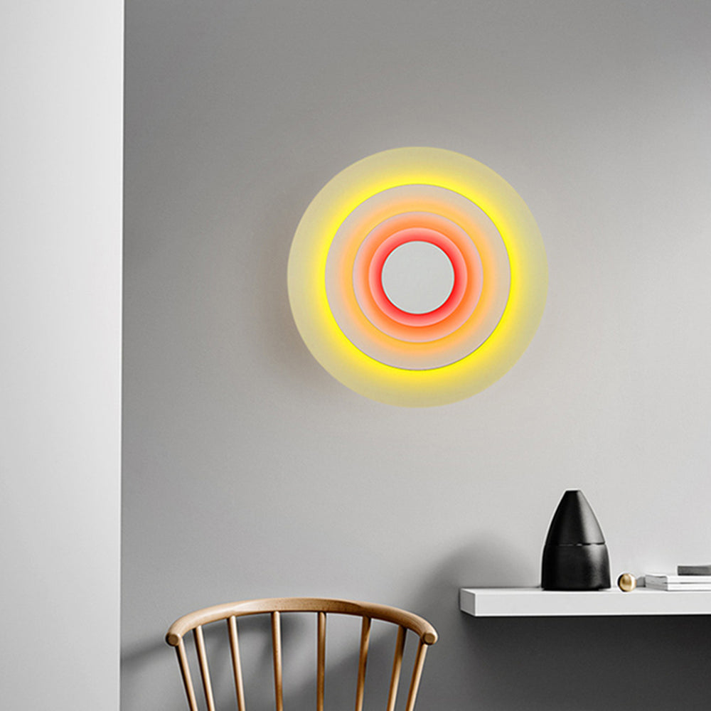 Aria Circular 3-in-1 Colorful LED Wall Lamp