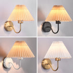 Tiffany Nordic Vintage Indoor Wall Lamp Brass/Black Metal Bedroom
