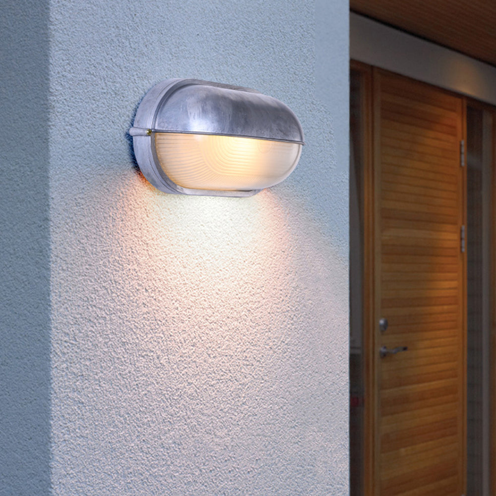 Vorn Modern Round/Ellipse Outdoor Waterproof Wall Lamp. 2 Colors