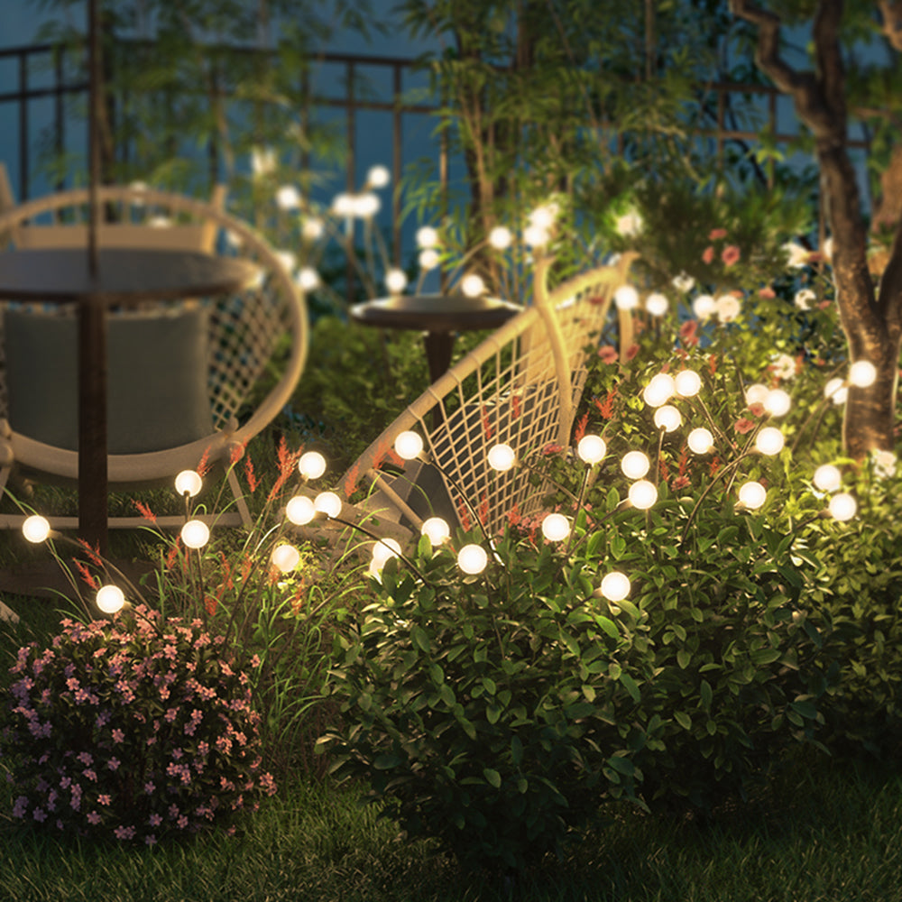 Ray Modern Metal Firefly Multi Lamp holder Outdoor Decoration Post Light