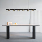 Arisha Modern Linear Metal Pendant Light,Black