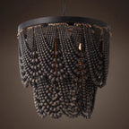 Muto Boho LED Pendant Light /Chandeliers Wood/Metal