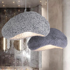 Avi Wabi Sabi Bread Shape Resin Pendant Light, 2 Color