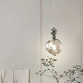 Valentina Retro LED Pendant Light Chrome Metal/ Bedroom