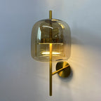 Arisha Modern Indoor Wall Lamp Metal Glass Bedroom