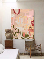 Wall Art Abstract Impressionist Fresh Romantic