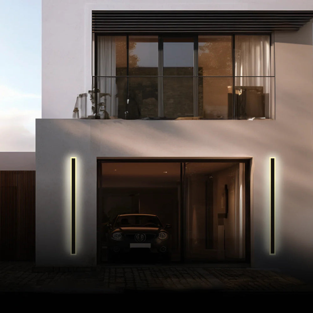 Vynn Wall Light Outdoor Modern Waterproof LED Black/White - Kingsley Beaumont