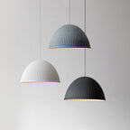 Valentina Modern Semi Resin Pendant Light, Grey/Black/White