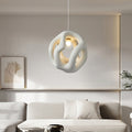 Avi Modern Metal/Resin White/Black Pendant Light