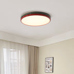 Arisha Modern LED Flush Mount Ceiling Light Red Living Room Bedroom