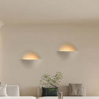 Aria Modern Recessed Metal/Plaster LED Wall Lamp, White