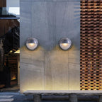 Vorn Modern Round/Ellipse Outdoor Waterproof Wall Lamp. 2 Colors