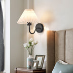Tiffany Nordic Vintage Indoor Wall Lamp Brass/Black Metal Bedroom