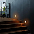 Ray Modern Mini Bubble Metal/Glass Outdoor Wall Lamp, Transparent