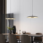 Arisha  kitchen  Pendant Light White& Nickel Post Modern