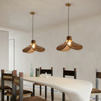 Arisha Handmade Retro Glass Pendant Light, Four-leaf Flower
