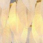 Kristy Elegant Pearl/Glass/Metal Chandelier, White