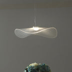 Arisha Designer Lotus Leaf Shaped Metal Pendant Light,White