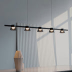 Arisha Modern Linear Metal Pendant Light,Black