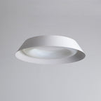 Arisha Nordic Bowl Metal/ Flush Mount Ceiling Light, White