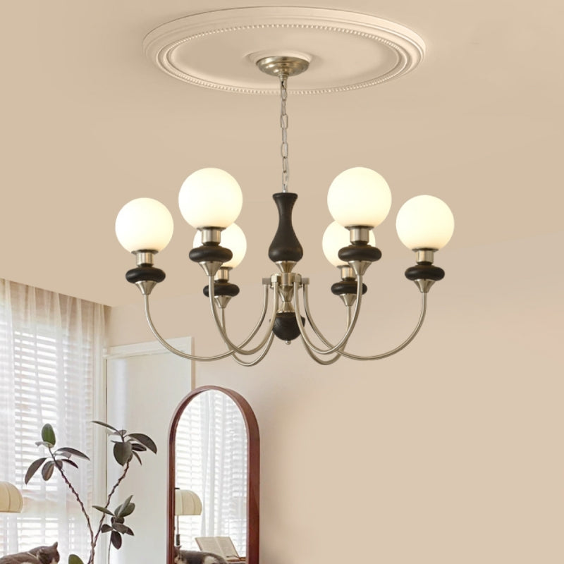 Silva Modern Luxury Decorative LED Chandelier Gold Metal Living Room