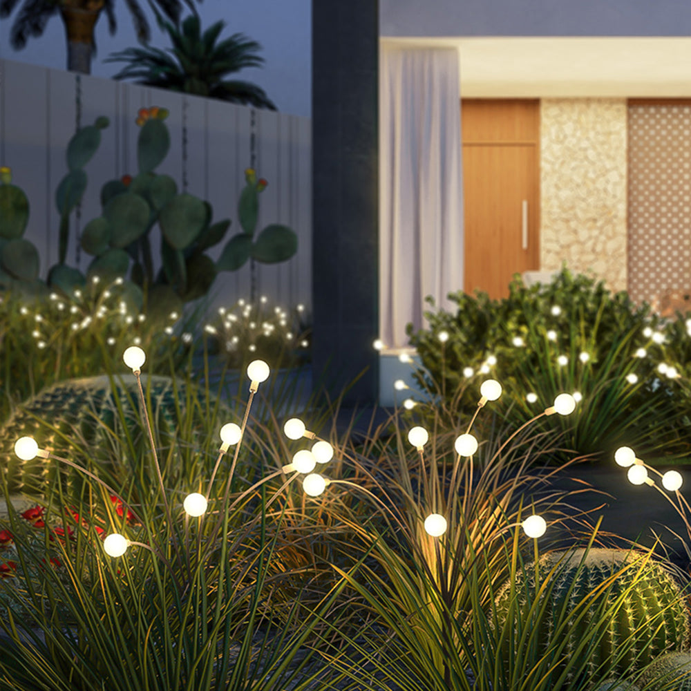Ray Modern Metal Firefly Multi Lamp holder Outdoor Decoration Post Light