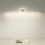 Arisha Modern Linear Metal Wall Lamp, White