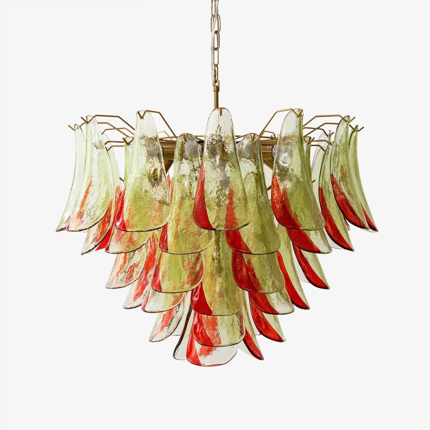 Aurora Chandelier Murano Glass Petal
