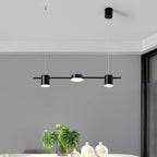 Arisha Minimalist Multi Metal Pendant Light, Black/Gold