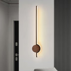 Arisha Nordic Linear Vanity Wall Lamp,Black/White/Gold,Bedroom