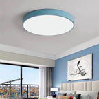 Valentina Ceiling Light Rond Flush Mount, Yellow/Blue/Green/Pink/Grey, Bedroom