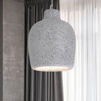 Avi Wabi Sabi Jar Shaped Resin Pendant Light, 4 Color