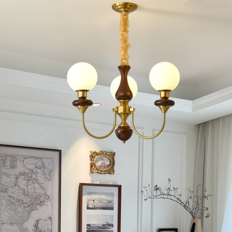 Silva Modern Luxury Decorative LED Chandelier Gold Metal Living Room