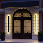 Vynn Wall Light Outdoor Modern Waterproof LED Black/White - Kingsley Beaumont