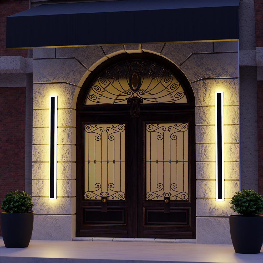 Vynn Wall Light Outdoor Modern Waterproof LED Black/White - Kingsley Beaumont