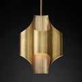 Arisha Simple Retro Creative Chandelier Brass Metal Bedroom