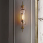 Kiri Industrial Classy Global Clear Glass Wall Lamp