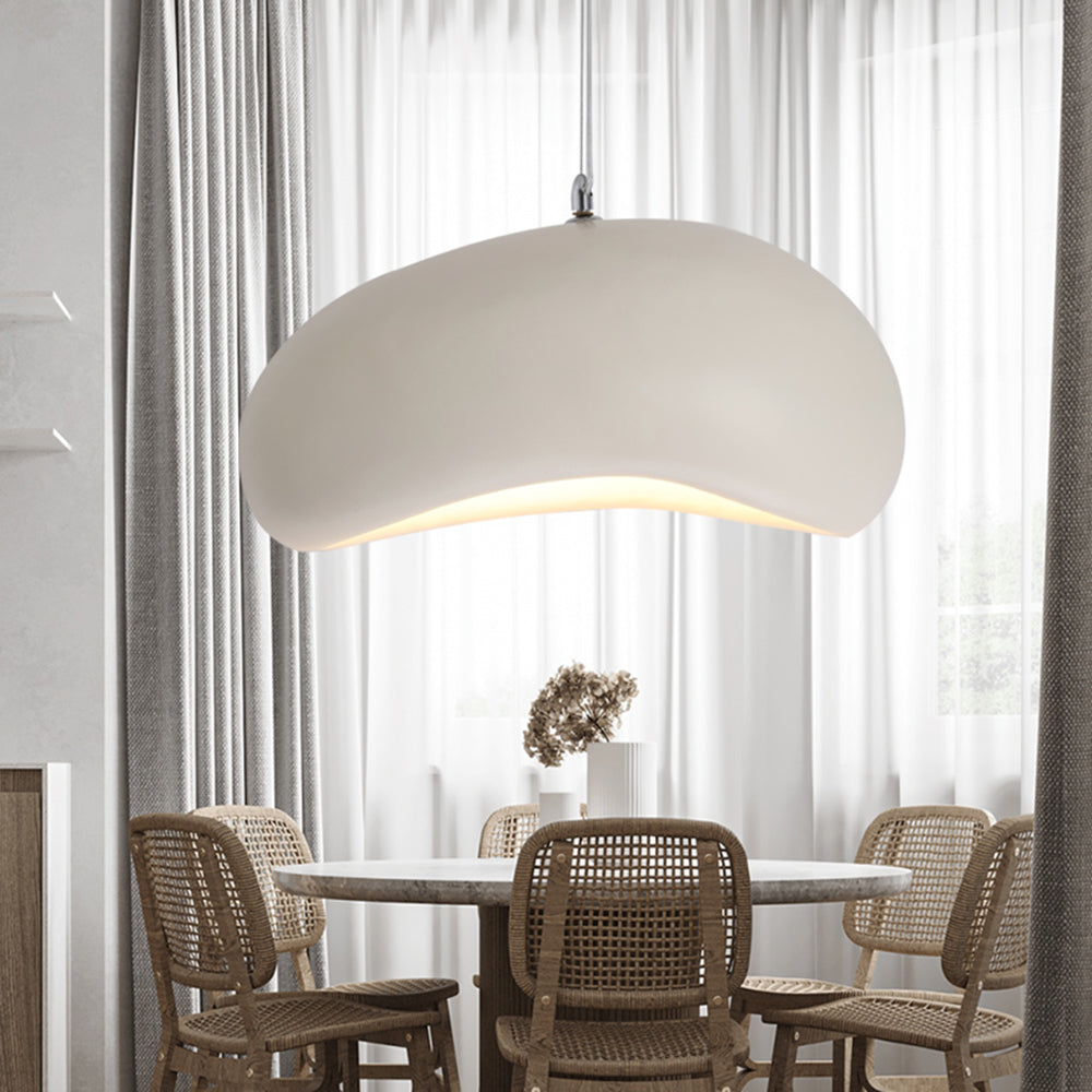 Avi Wabi Sabi Bread Shape Resin Pendant Light, 4 Color