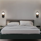 Valentina Modern LED Wall Lamp Black/Gold Glass Bedroom/Living Room